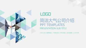 Simple and atmospheric practical company presentation PPT template