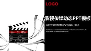Film an television media dynamic PPT template