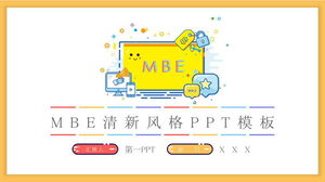 Cute MBE style PPT template
