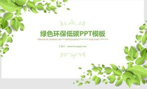 Modèle PPT de protection de l'environnement vert à faible émission de carbone