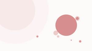 Pink simple round spots PPT background picture