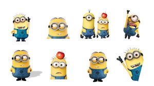 PNG transparent background Minions PPT material