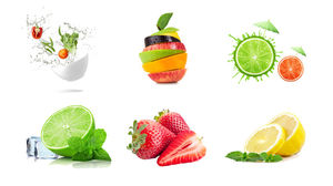 16 fruit slice transparent background PNG images