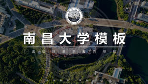 Templat ppt umum pertahanan tesis Universitas Nanchang