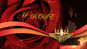 Rose grande image romantique modèle ppt Saint Valentin