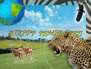 animal world ppt template