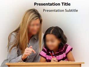 Primary school education counseling class ppt template