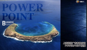 National Geographic Natural Environment - Island ppt template
