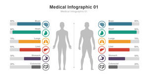 Grafico PPT medico di medicina clinica di ricerca medica