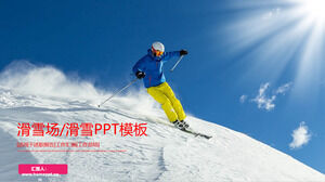 Modèle PPT de ski de station de ski