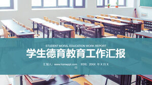 Öğrenci ahlaki eğitim raporu PPT indir