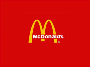 McDonald's training publicity animation PPT template