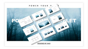 Cool and cool, yin and cold temperament ppt template