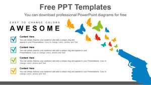 Free Powerpoint Template for Gun Free Zone