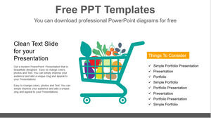 Free Powerpoint Template for Food Cart Checklist