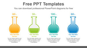 Free Powerpoint Template for Test tube PPT