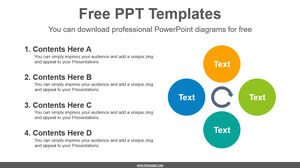 Free Powerpoint Template for Circle Progress