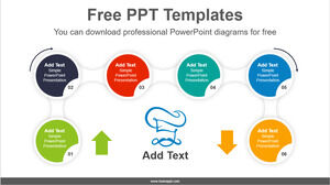 Free Powerpoint Template for Circle Flow
