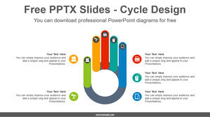 五個手指的免費PowerPoint模板