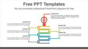 Modello PowerPoint gratuito per le scale del libro