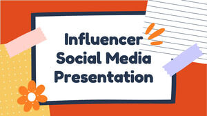 Influencer Social Media. Free PPT Template & Google Slides Theme