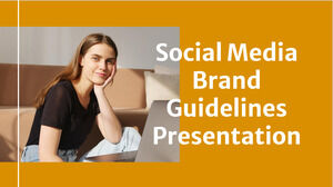 Social Media Brand Guidelines. Free PPT Template & Google Slides Theme