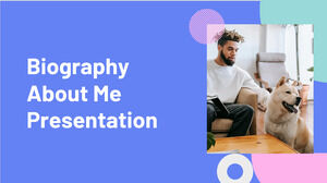 Biography About Me. Free PPT Template & Google Slides Theme