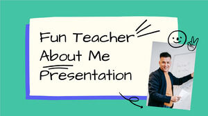 Fun Teacher About Me. Free PPT Template & Google Slides Theme About Me Presentations