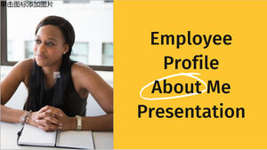 Employee Profile About Me. Free PPT Template & Google Slides Theme