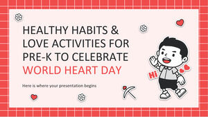 Healthy Habits & Love Activities for Pre-K to Celebrate World Heart Day