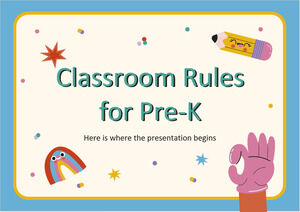 Classroom Rules for Pre-K