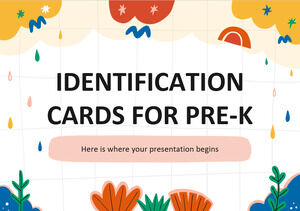 Identification Cards for Pre-K