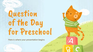 Question of the Day for Preschool