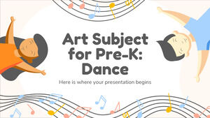Pre-K 藝術科目：舞蹈