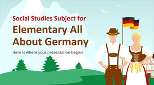 Materia di studi sociali per la scuola elementare: tutto sulla Germania
