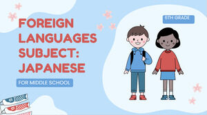 Ortaokul 6. Sınıf Yabancı Dil Konusu: Japonca