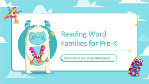 Anaokulu Öncesi için Kelime Ailelerini Okumak