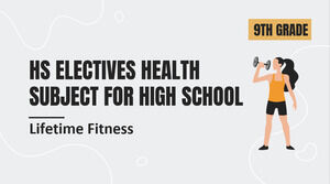 Lise Seçmeli Sağlık Konusu - 9. Sınıf: Lifetime Fitness