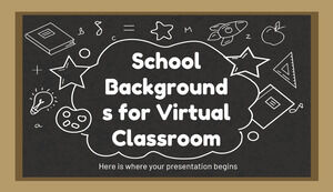 School Backgrounds for Virtual Classroom
