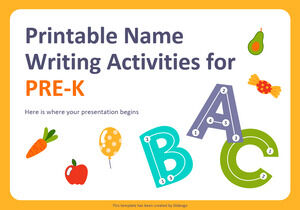 Printable Name Writing Activities for Pre-K