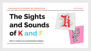 Matière d'arts du langage pour l'élémentaire - 1re année : Les images et les sons de k et f