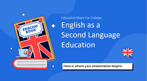 Education Major For College: English-as-a-Second-Language Education