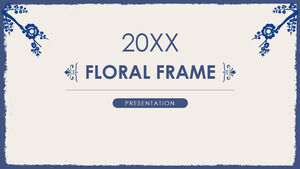 Frame Floral Powerpoint Templates
