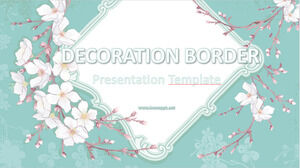 Decoration Border Powerpoint Templates