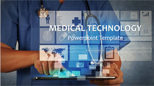 医療技術のパワーポイント テンプレート