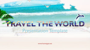 Travel the World Powerpoint Templates