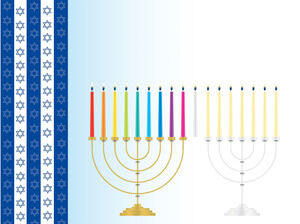 Feliz Hanukkah Modelos de Powerpoint