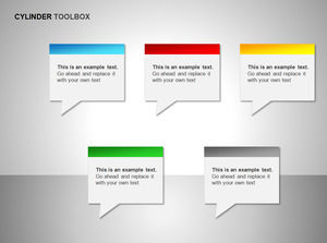 17 sets of beautiful dialogue bubble ppt chart template