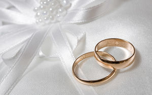 A pair of ring background images