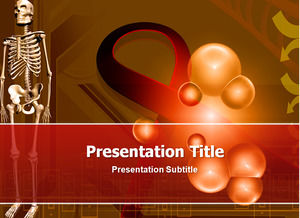 AIDS (HIV) disease knowledge to explain and prevent the publicity ppt template